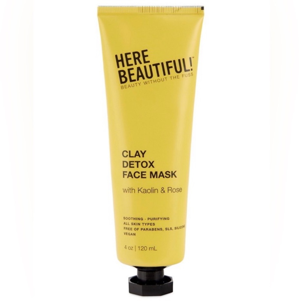 NEW! Here Beautiful! Women's Clay Detox Face Mask - Size 0.4 Oz.